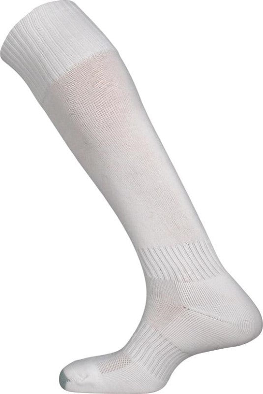 Mitre Mercury Plain Football Soccer Socks Sports - White - Junior