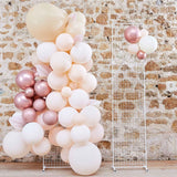 White Metal Grid Panel 45cm x 2m, ideal for events, photo backdrops, or balloon arches, durable and versatile decoration.