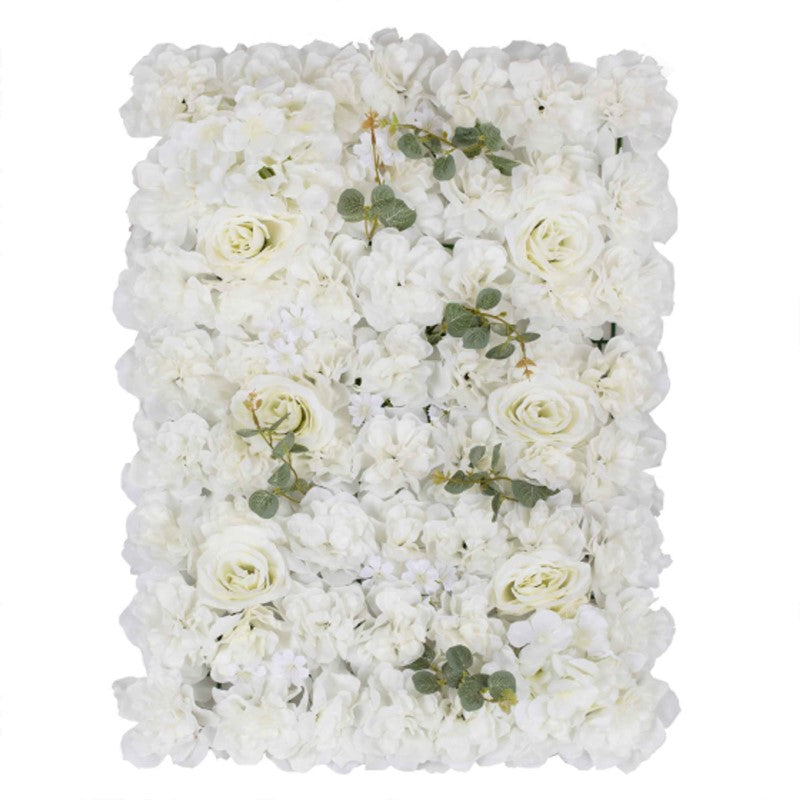 White Rose Flower Wall Backdrop Tile 60cm (H) x 40cm (W)