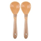Whimsical broomstick tea spoon set, perfect for magical tea rituals and unique kitchen decor, measuring H:3 x W:11.5 x D:1 cm.