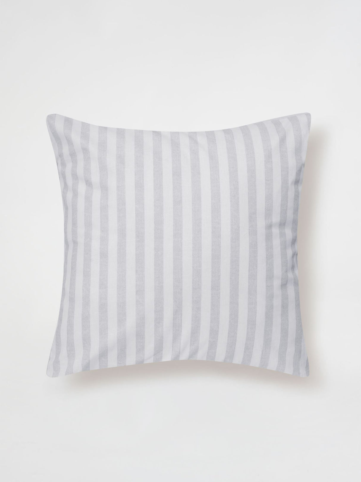 Grey Charlie European Pillowcase by Nu Edition, 65x65cm, 100% cotton with textured stripe pattern for stylish bedding.