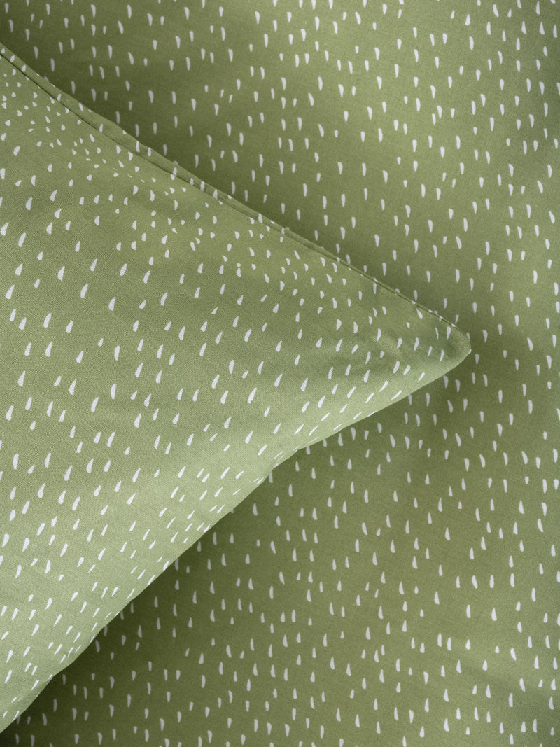 Fitted Sheet Set King Single - Chive Zuri Fitted Sheet Set by Squiggles