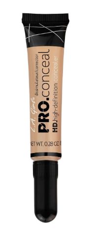 LA Girl Pro Concealer in Cool Nude, featuring a lightweight, creamy formula for opaque, long-wearing coverage of imperfections.