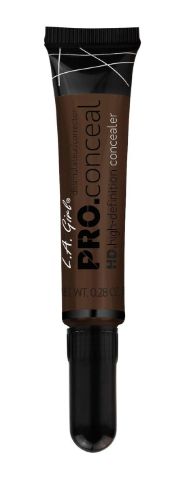 LA Girl Pro Concealer in Truffle: creamy, lightweight formula for opaque coverage of dark circles and skin imperfections.