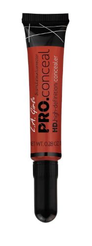 L.A. Girl Pro Concealer - Reddish Corrector for flawless coverage of redness and dark circles, ensuring an even skin tone.