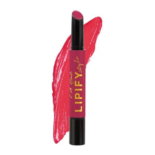 LA Girl Lipify Stylo Lipstick in Brave, featuring rich color, smooth application, and hydrating oils for a shiny finish.