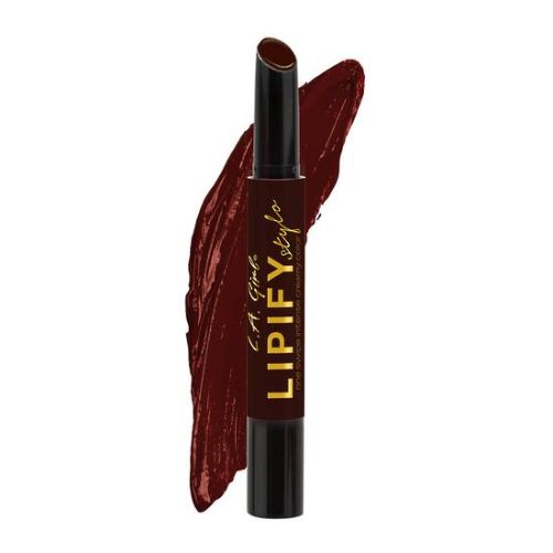 LA Girl Lipify Stylo Lipstick in Riot offers vibrant, moisturizing color with a lightweight, non-sticky formula for bold lips.