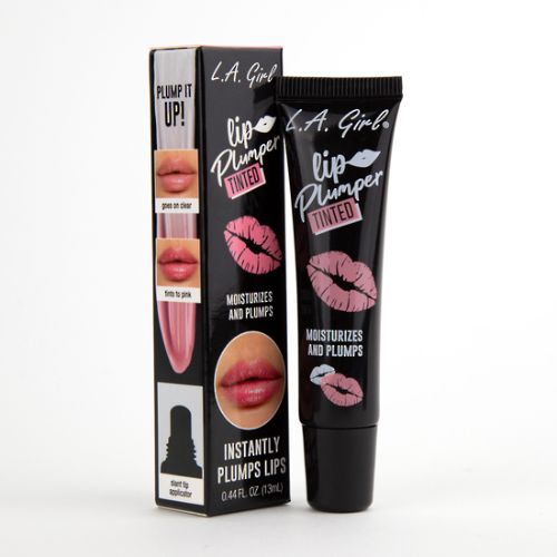 LA Girl Prep & Prime Lip Plumper enhances lips with a delightful cinnamon tingle, transforming from clear to a flattering pink.