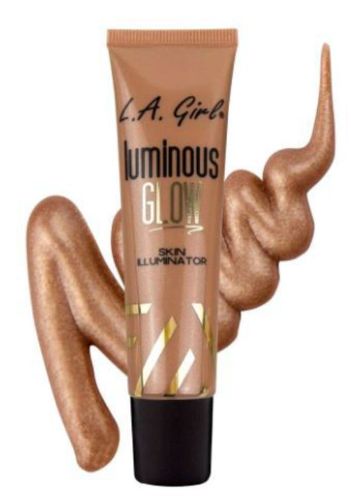 LA Girl Luminous Liquid Cream in Sunlit, a radiant skin illuminator for a natural, sun-kissed glow and highlighting features.