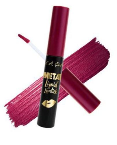 LA Girl Metal Liquid Lipstick - Prism features vibrant metallic hues with a creamy, non-drying formula for stunning lips.