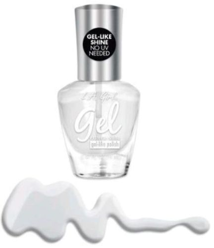 Clear L.A. Girl Gel Extreme Shine Nail Polish, offering salon-quality shine and easy application for beautiful, chip-resistant nails.