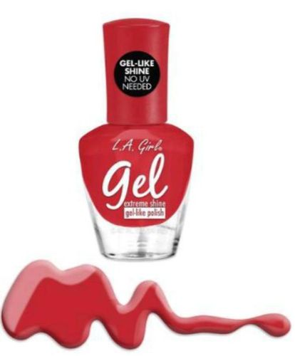 La Girl Gel Extreme Shine Nail Polish in Classified, showcasing a vibrant color and salon-quality shine with easy application.