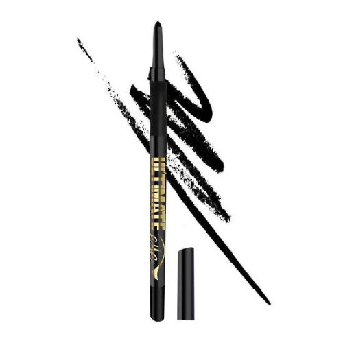 LA Girl Ultimate Auto Eyeliner Pencil in Ultimate Black, featuring a smooth formula for intense, long-lasting color and easy application.