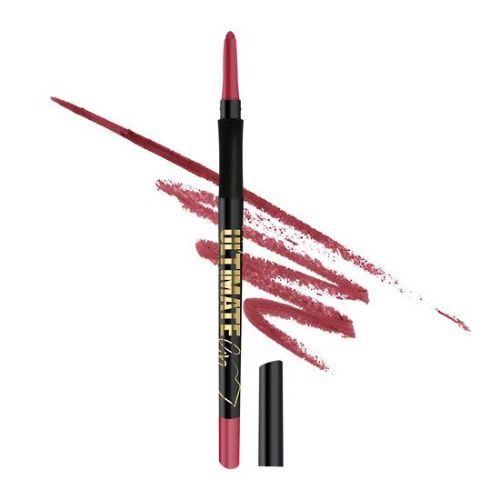 LA Girl Ultimate Auto Lipliner Pencil in Enduring Mauve, a smudge-proof lip liner with a matte finish for perfectly defined lips.