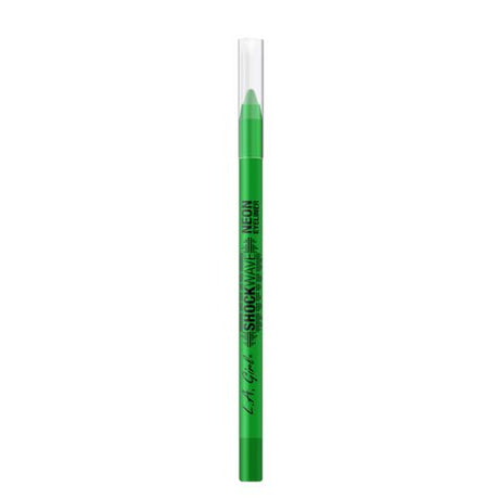 Vibrant La Girl Shockwave Neon Eyeliner Gotcha in creamy gel formula, offering 16-hour lasting color and versatile application.