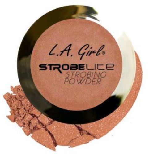 LA Girl Strobe Lite Powder - 30 Watt enhances features with a silky texture for a radiant, luminous glow, suitable for all skin types.