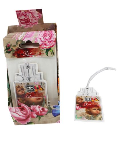 Elegant display of 12 rose-scented sachets, perfect for home aromatherapy and enhancing any space with a refreshing fragrance.