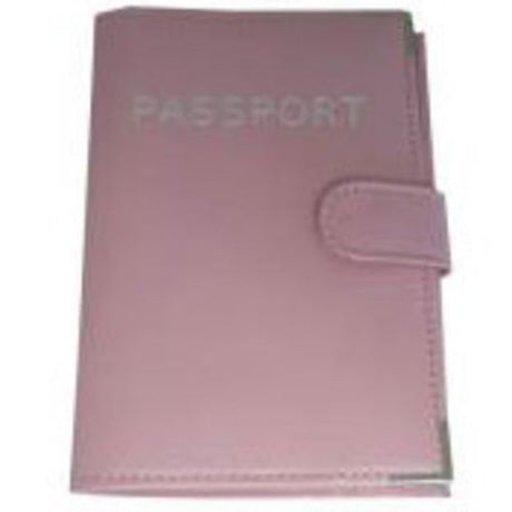 Light pink passport holder with sleek compartments for passport, cards, and documents, perfect for stylish travel organization.