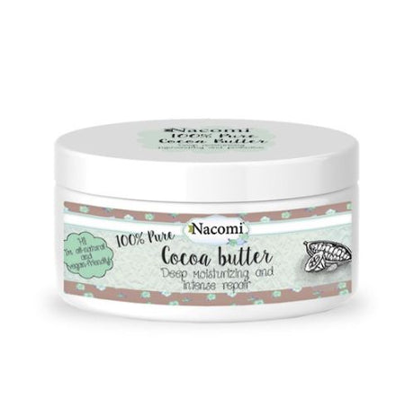 Luxurious Pure Cocoa Body Butter in 100ml, deeply moisturizing with shea butter, vitamin E, and a heavenly cocoa fragrance.