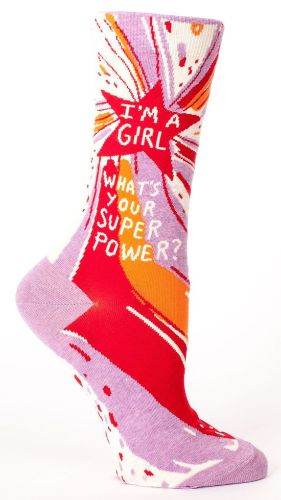 Vibrant Superpower socks for women, blending comfort and style with premium materials for all-day wear.