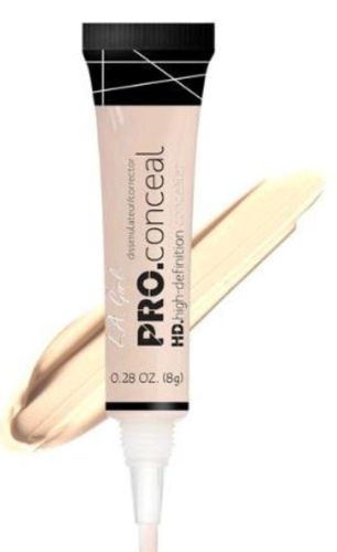 LA Girl Pro Concealer in Porcelain offers crease-resistant, opaque coverage for flawless, radiant skin and easy application.