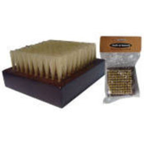 Hand Bath Brush Square in Brown, eco-friendly with soft bristles for gentle exfoliation and cleansing during bathing.