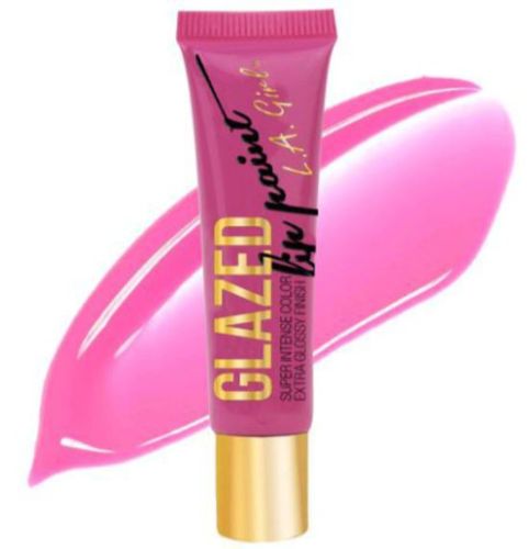 LA Girl Glazed Lip Paint in Babydoll: vibrant, glossy lip color with nourishing ingredients and precise applicator for easy use.