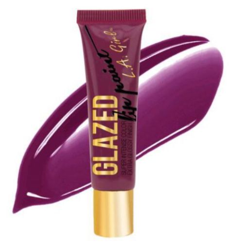 LA Girl Glazed Lip Paint in Darling, a glossy, pigmented lip color with vitamin E and peppermint for hydration.