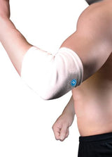Fortuna Elbow Support - Small: elasticated brace for joint support and recovery, fits elbow circumferences 15-20cm.