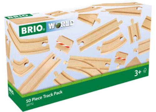BRIO Tracks - 50 Piece Track Pack