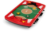 Two-player BRIO Pinball Challenge game with 10 pieces, featuring flippers and customizable spinners for exciting marble action.