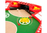 BRIO Game - Pinball Challenge: Engaging two-player pinball game with 10 pieces, featuring flippers and customizable spinners.