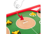 Two-player BRIO Pinball Challenge game set with 10 pieces, crafted from sustainable materials for exciting gameplay.