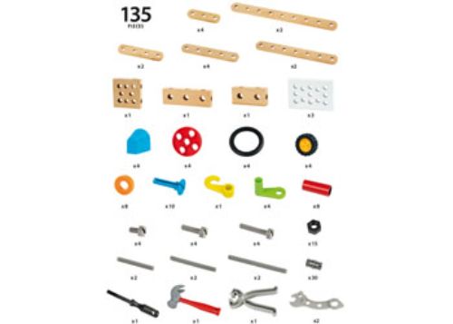 BRIO Builder - Construction Set, 136 pieces