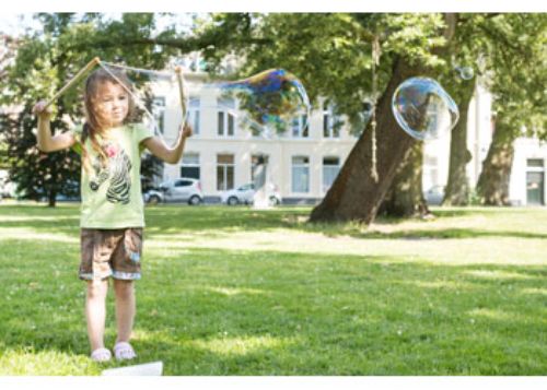 Giant, colorful bubbles from BS Toys create joyful outdoor fun for kids and families, perfect for playdates and summer activities.