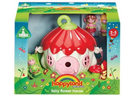 Whimsical Fairy Flower House playset with vibrant colors and charming fairy characters for imaginative toddler play.