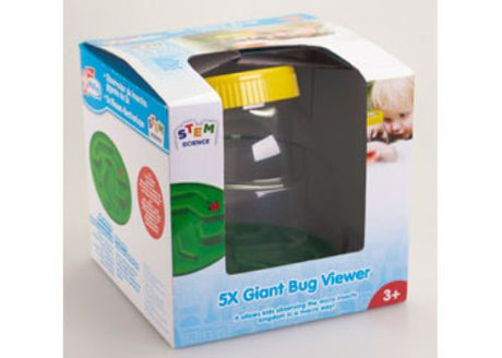 Young explorers can closely observe insects with the Edu-Toys Giant Bug Viewer, featuring a 5X magnification lens.