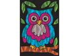 Colorful Galt Fab Foil Art kit with 25 shimmering sheets for kids to create 8 sparkly pictures by transferring foil.