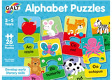 Colorful Galt Alphabet Puzzles with 26 engaging 2-piece puzzles for enhancing letter recognition and matching skills.