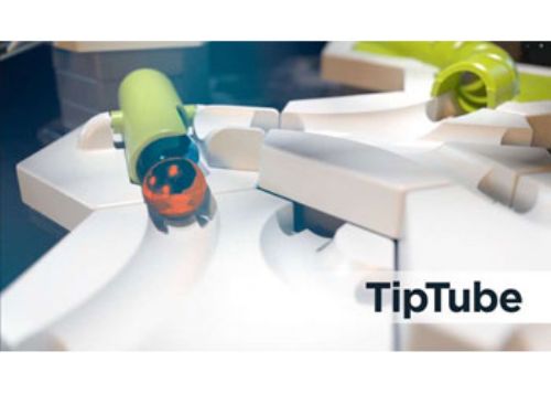 GraviTrax Action Pack TipTube, a STEM toy that elevates marbles, enhancing creativity and physics learning through play.