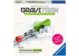 GraviTrax TipTube set showcasing a marble transport system that elevates and redirects marbles for educational STEM play.