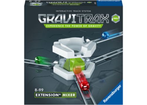 GraviTrax PRO Action Pack Mixer featuring a dynamic marble mixer base with three entry paths for exciting gameplay.