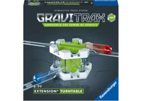 GraviTrax PRO Action Pack Turntable showcasing a dynamic marble run with a unique turntable for creative play and learning.