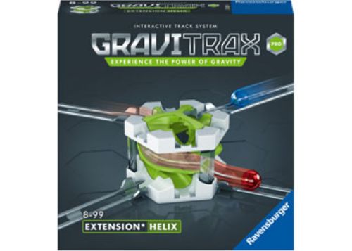 GraviTrax PRO Action Pack Helix with dynamic features for creating multi-level marble runs, promoting STEM learning and creativity.