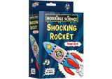 Child-friendly science kit for building a water-fueled rocket, promoting STEM learning and hands-on fun.