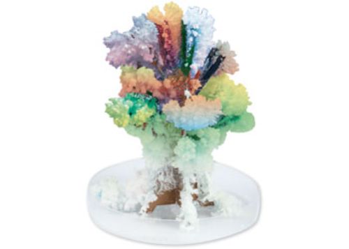 Horrible Science - Creepy Crystals kit, featuring materials to grow crystal trees and diamonds for kids aged 8 and up.