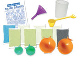 Hands-on science kit to create bouncing eyeballs, featuring vibrant crystals and glow-in-the-dark mini eyeballs.