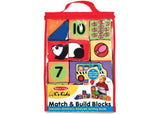 Soft block set with 14 colorful pieces for toddlers, promoting motor skills and creativity through matching and stacking activities.