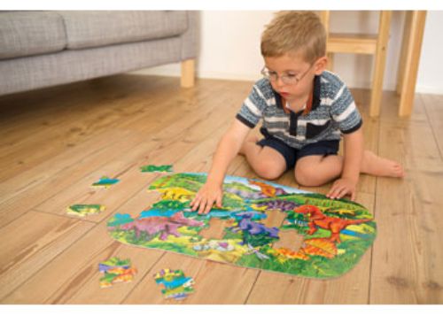 Orchard Jigsaw - Big Dinosaur Shaped Puzzle 50pc