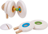 Wooden Lacing Sheep toy for toddlers, enhancing fine motor skills and creativity through colorful lacing activities.